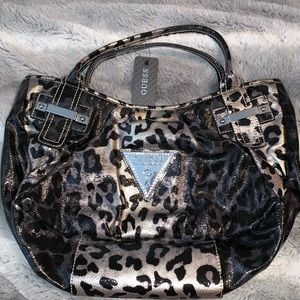 GUESS PD201731 Shine Candy Leopard/Cheetah Bag